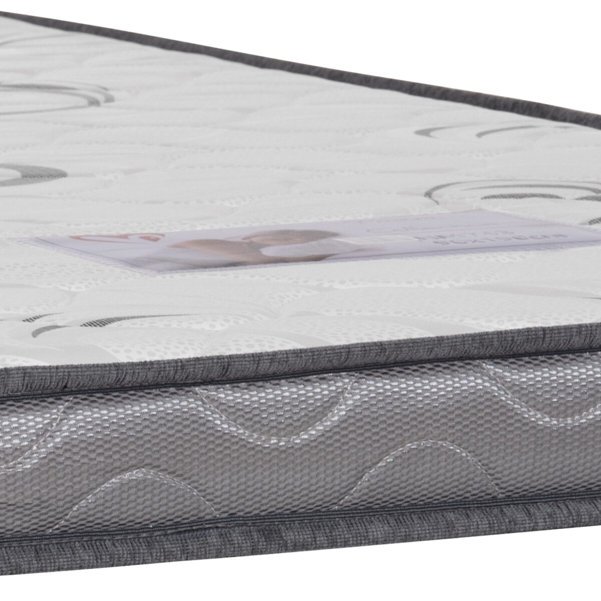 ΣΤΡΩΜΑ ΑΦΡΟΥ TRICO HM743 ΛΕΥΚΟ 90x190x10(πάχος)εκ. - Image 8