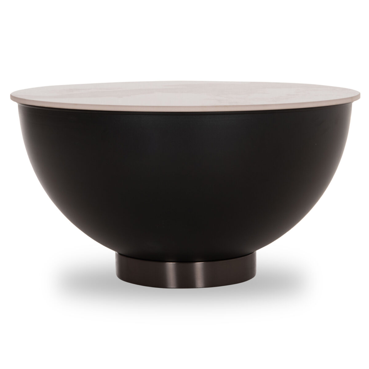 ΤΡΑΠΕΖΙ ΣΑΛΟΝΙΟΥ ERIDANO SM18309.02 ΜΕΤΑΛΛΟ ΜΑΥΡΟ-SINTERED STONE PANDORA Φ73x38.5Υεκ - Image 3