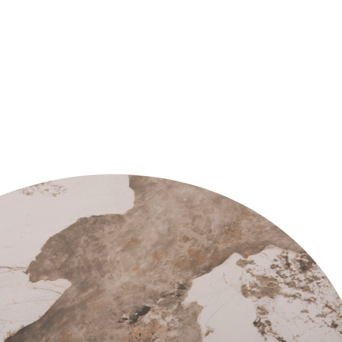 ΤΡΑΠΕΖΙ ΣΑΛΟΝΙΟΥ ERIDANO SM18309.02 ΜΕΤΑΛΛΟ ΜΑΥΡΟ-SINTERED STONE PANDORA Φ73x38.5Υεκ - Image 8