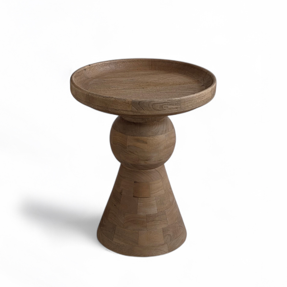 FORMAS SIDE TABLE ΚΑΡΥΔΙ ΑΝΟΙΧΤΟ 38x38x47cm