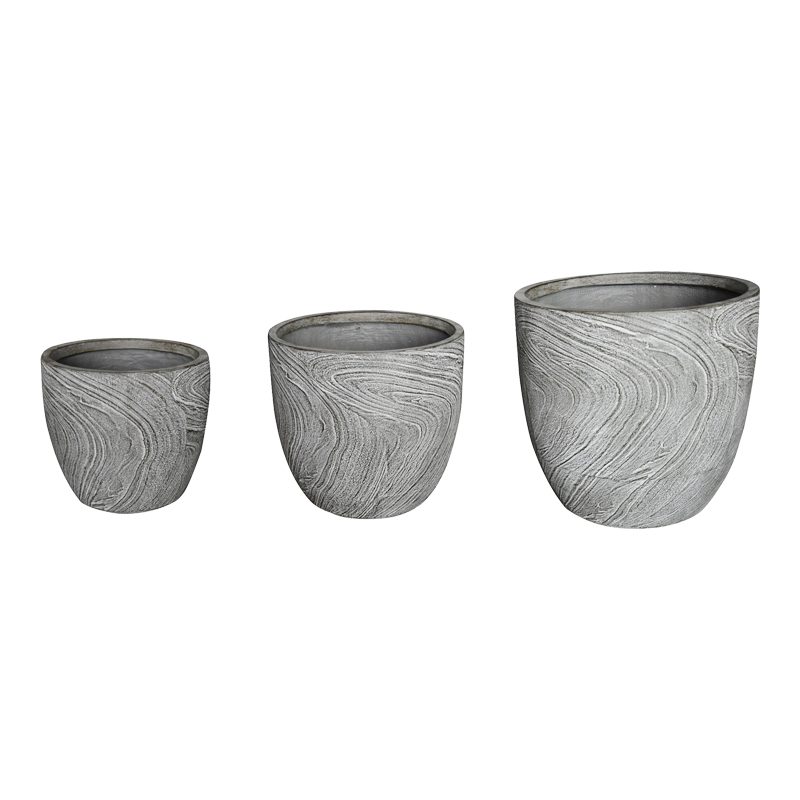 Κασπώ Anthea  σετ 3τεμ κεραμικό σε αντικέ γκρι απόχρωση