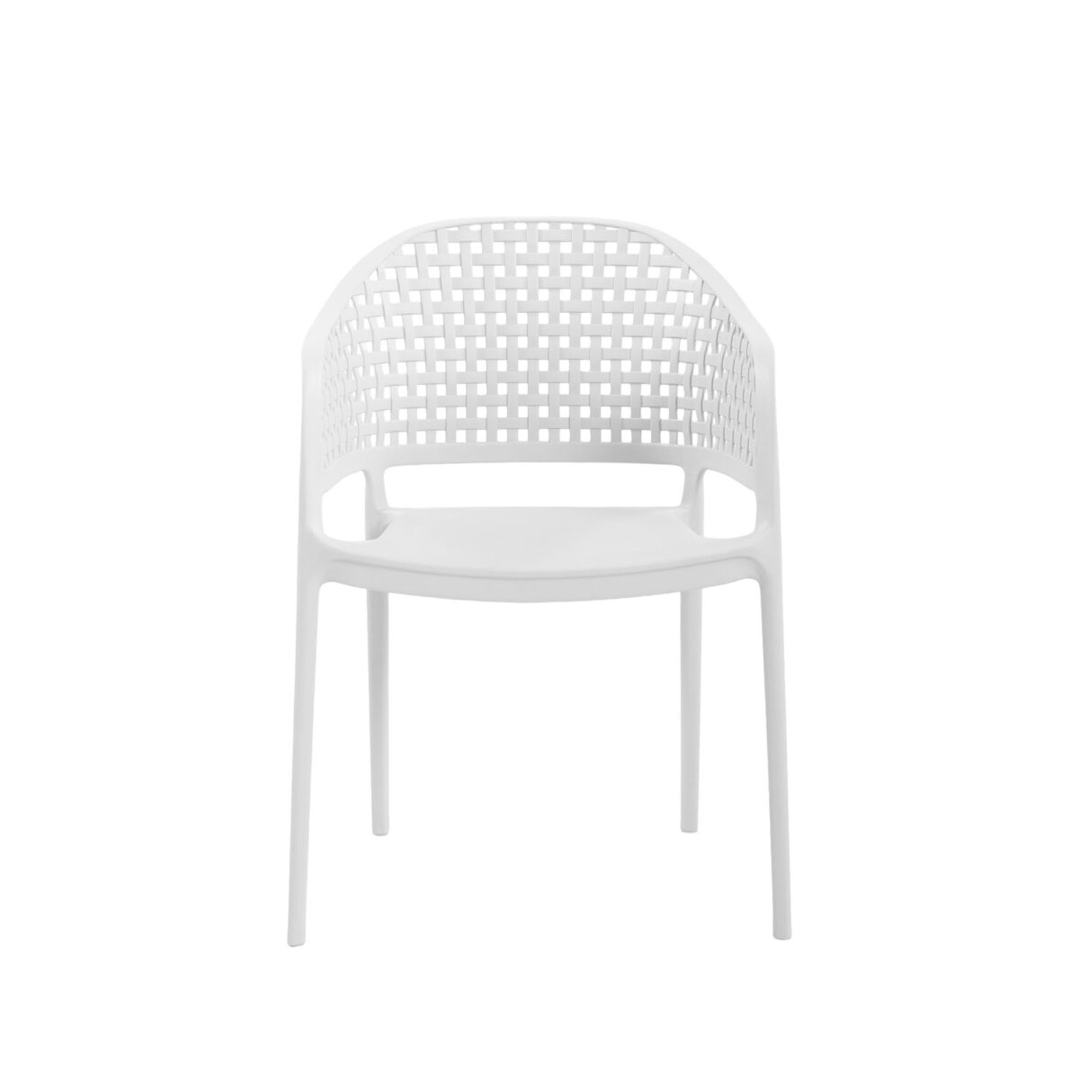 Πολυθρόνα CUBA λευκό 56 x 54 x 81 - Image 2