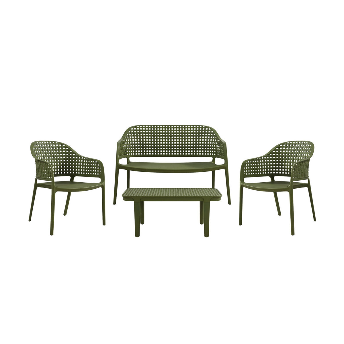 Καναπές CUBA-S λαδί 123 x 68 x 82 - Image 4