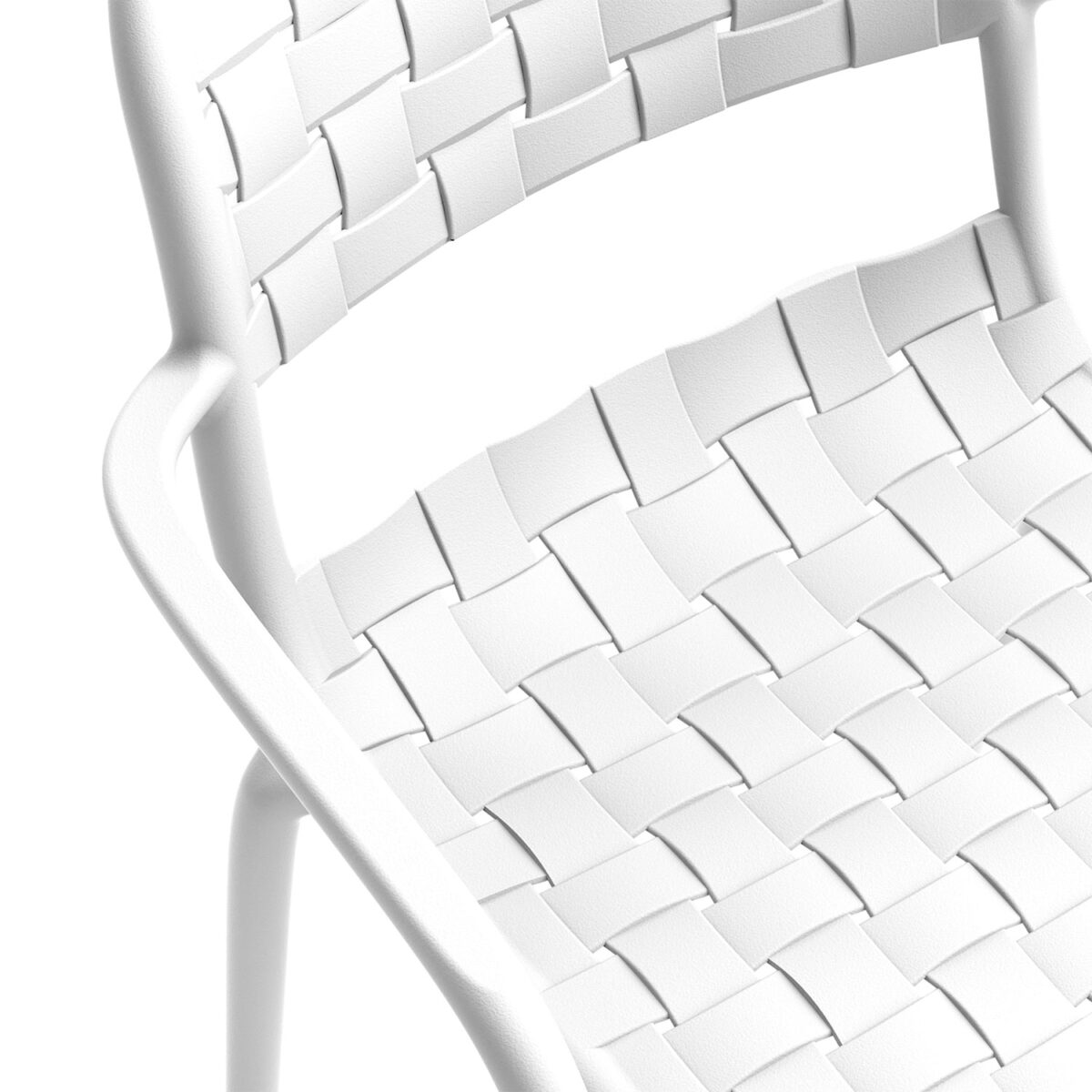 Πολυθρόνα Tonic λευκό 55 x 57 x 82 - Image 3