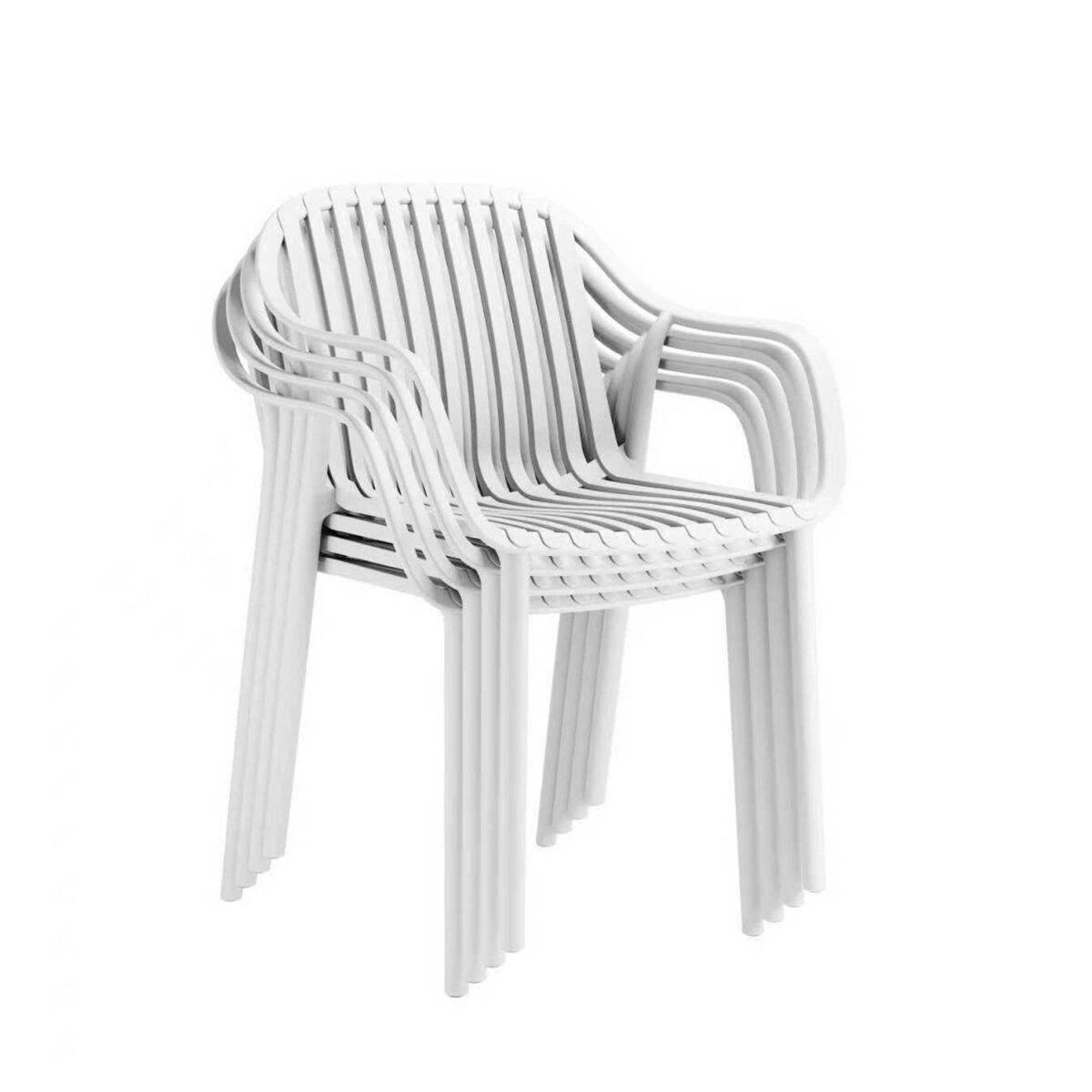 Καρέκλα Luaz λευκό 54 x 60 x 83 - Image 2