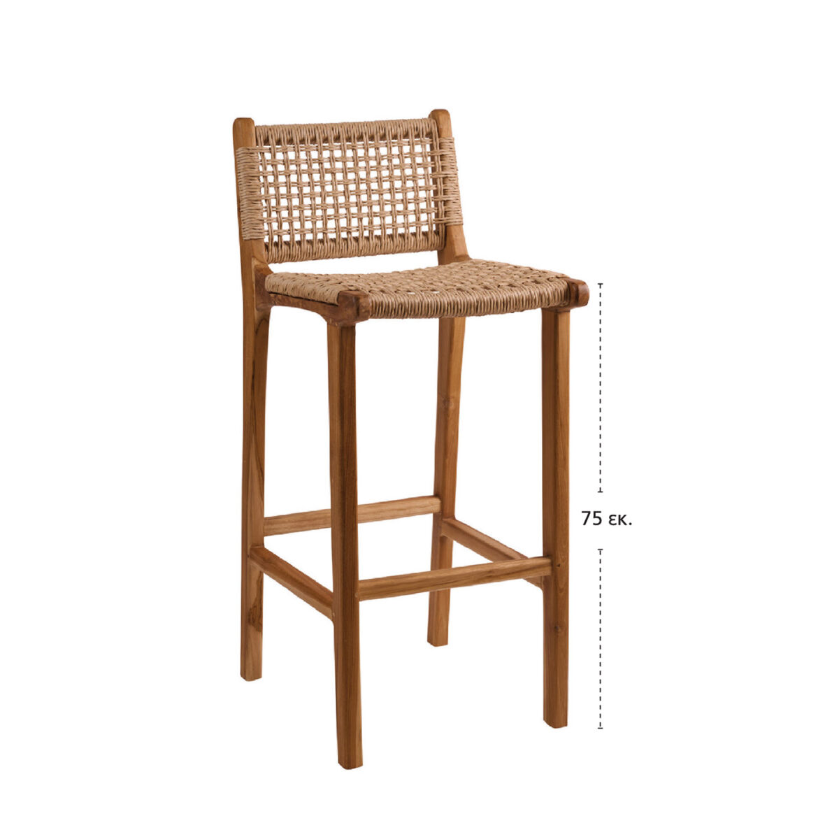 Σκαμπό Dorin Φυσικό 41 x 54 x 100 - Image 2