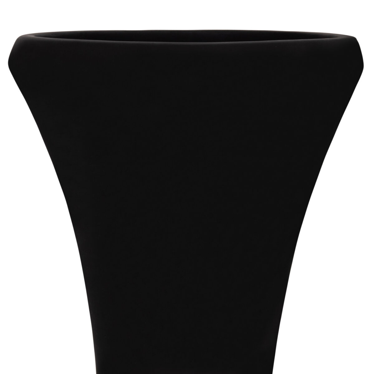 ΔΙΑΚΟΣΜΗΤΙΚΟ ΒΑΖΟ ΔΑΠΕΔΟΥ NEBULA HM4660.01S FIBER CEMENT ΜΑΥΡΟ--ΞΥΛΟ ΤΕΑΚ Φ45x115Υεκ - Image 4