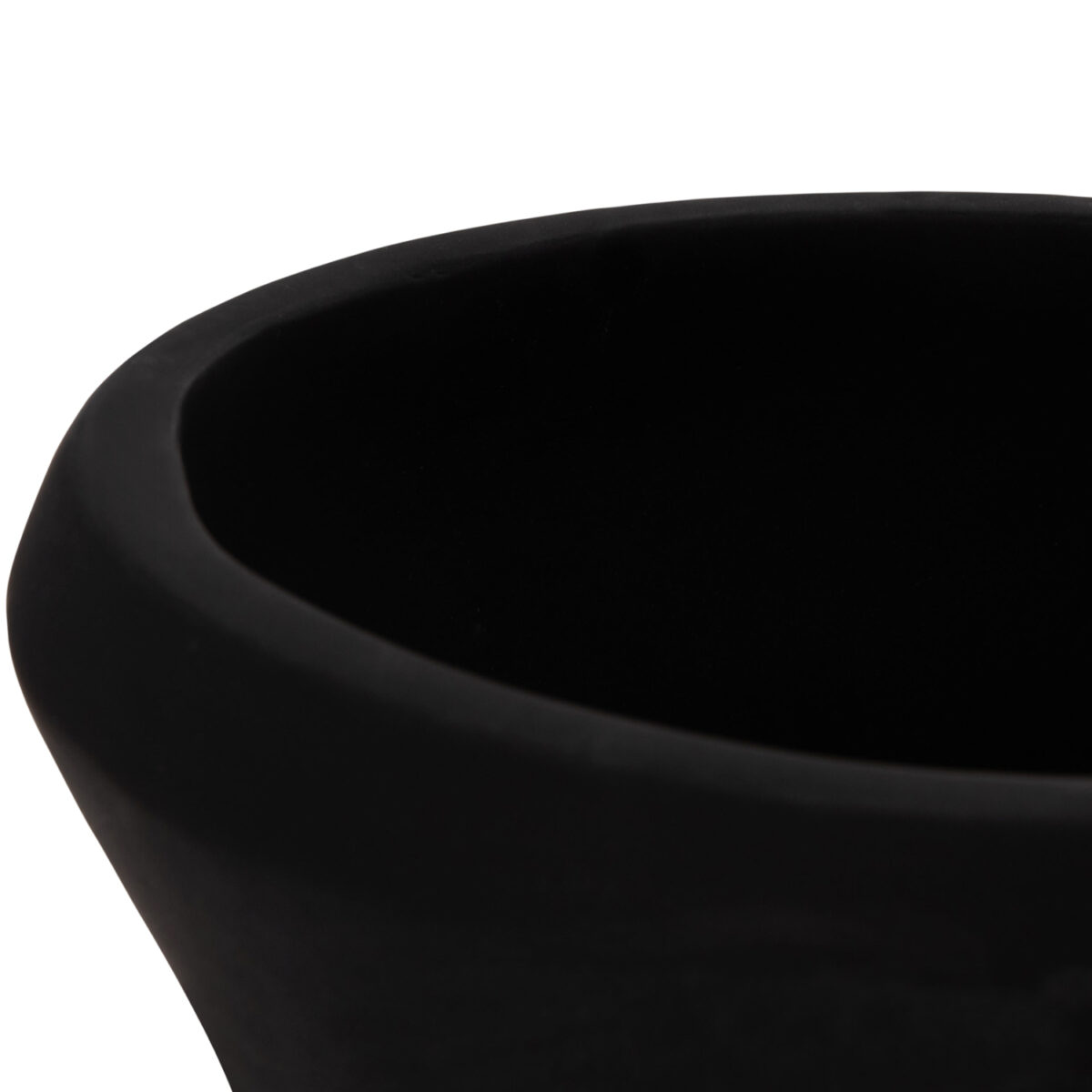 ΔΙΑΚΟΣΜΗΤΙΚΟ ΒΑΖΟ ΔΑΠΕΔΟΥ NEBULA HM4660.01S FIBER CEMENT ΜΑΥΡΟ--ΞΥΛΟ ΤΕΑΚ Φ45x115Υεκ - Image 9