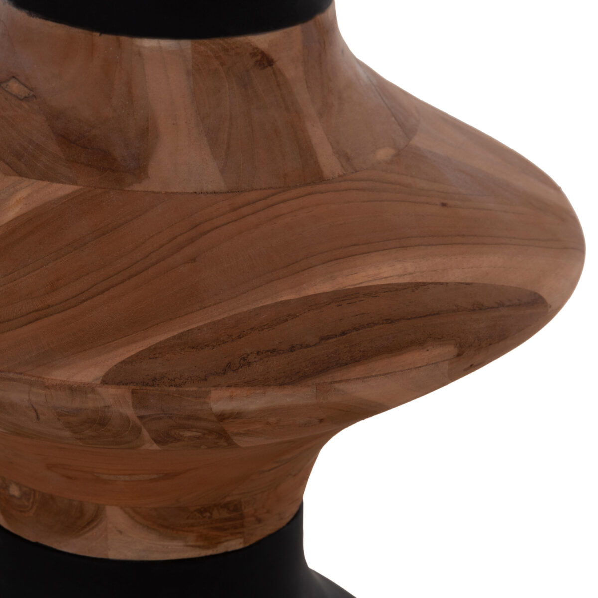 ΔΙΑΚΟΣΜΗΤΙΚΟ ΒΑΖΟ ΔΑΠΕΔΟΥ NEBULA HM4660.01S FIBER CEMENT ΜΑΥΡΟ--ΞΥΛΟ ΤΕΑΚ Φ45x115Υεκ - Image 10