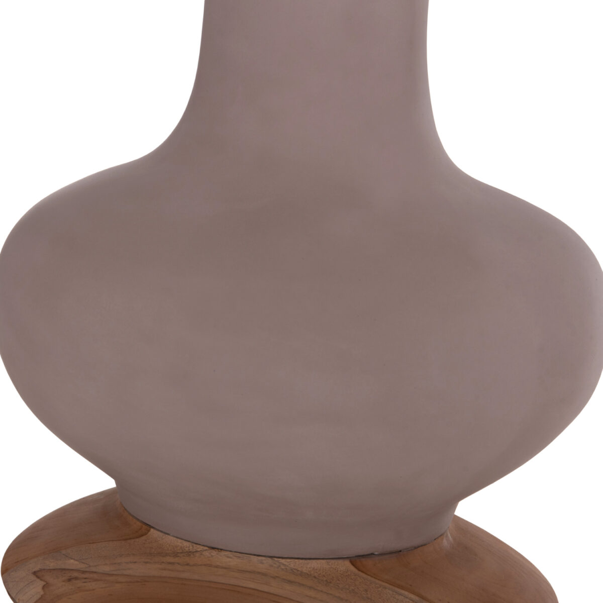 ΔΙΑΚΟΣΜΗΤΙΚΟ ΒΑΖΟ ΔΑΠΕΔΟΥ NEBULA HM4660.05L FIBER CEMENT TAUPE--ΞΥΛΟ ΤΕΑΚ Φ45x172Υεκ - Image 10