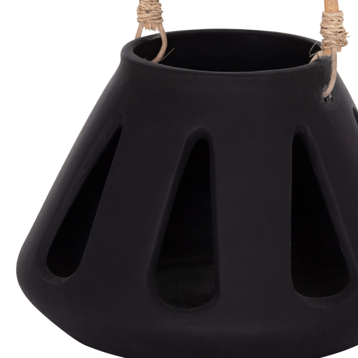 ΕΠΙΤΡΑΠΕΖΙΟ ΦΑΝΑΡΙ ERANTYL HM4696.01S ΜΑΥΡΟ FIBER CEMENT & ΧΕΡΟΥΛΙ RATTAN Φ25x17Yεκ. - Image 9