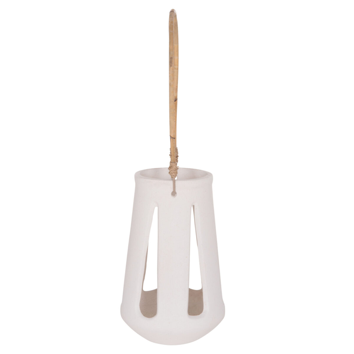 ΕΠΙΤΡΑΠΕΖΙΟ ΦΑΝΑΡΙ ERANTYL HM4696.02L ΛΕΥΚΟ FIBER CEMENT & ΧΕΡΟΥΛΙ RATTAN Φ17x27Yεκ. - Image 4