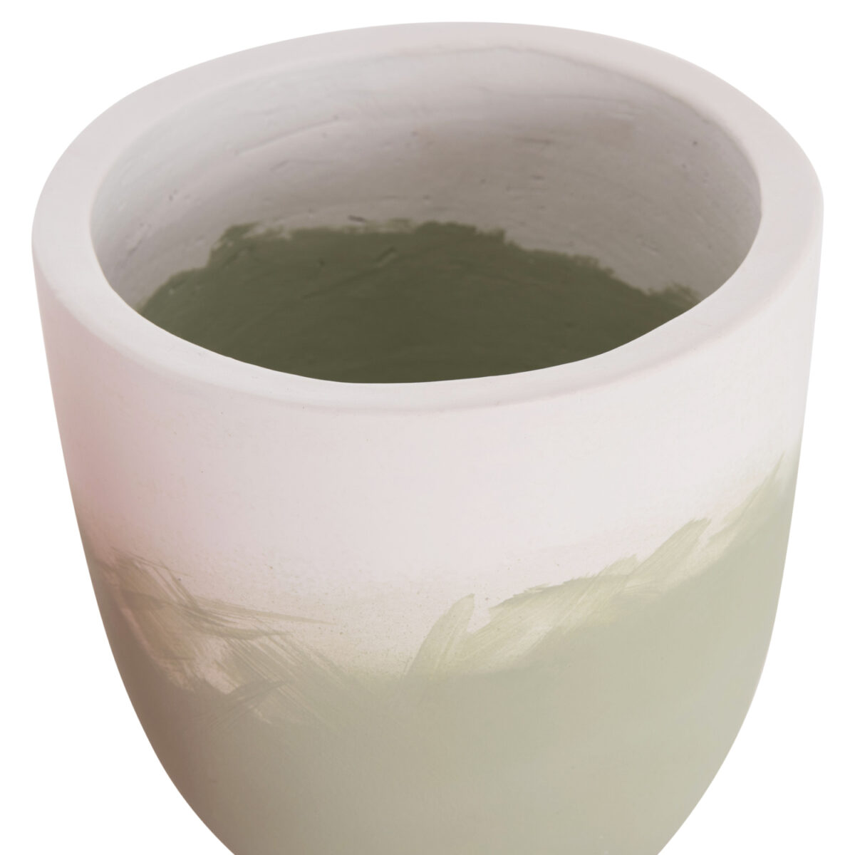 ΓΛΑΣΤΡΕΣ ΣΕΤ 2ΤΜΧ SEON HM4686.09 TERRACOTTA ΣΕ ΛΕΥΚΟ & ΠΡΑΣΙΝΟ--TEAK ΒΑΣΗ - Image 6