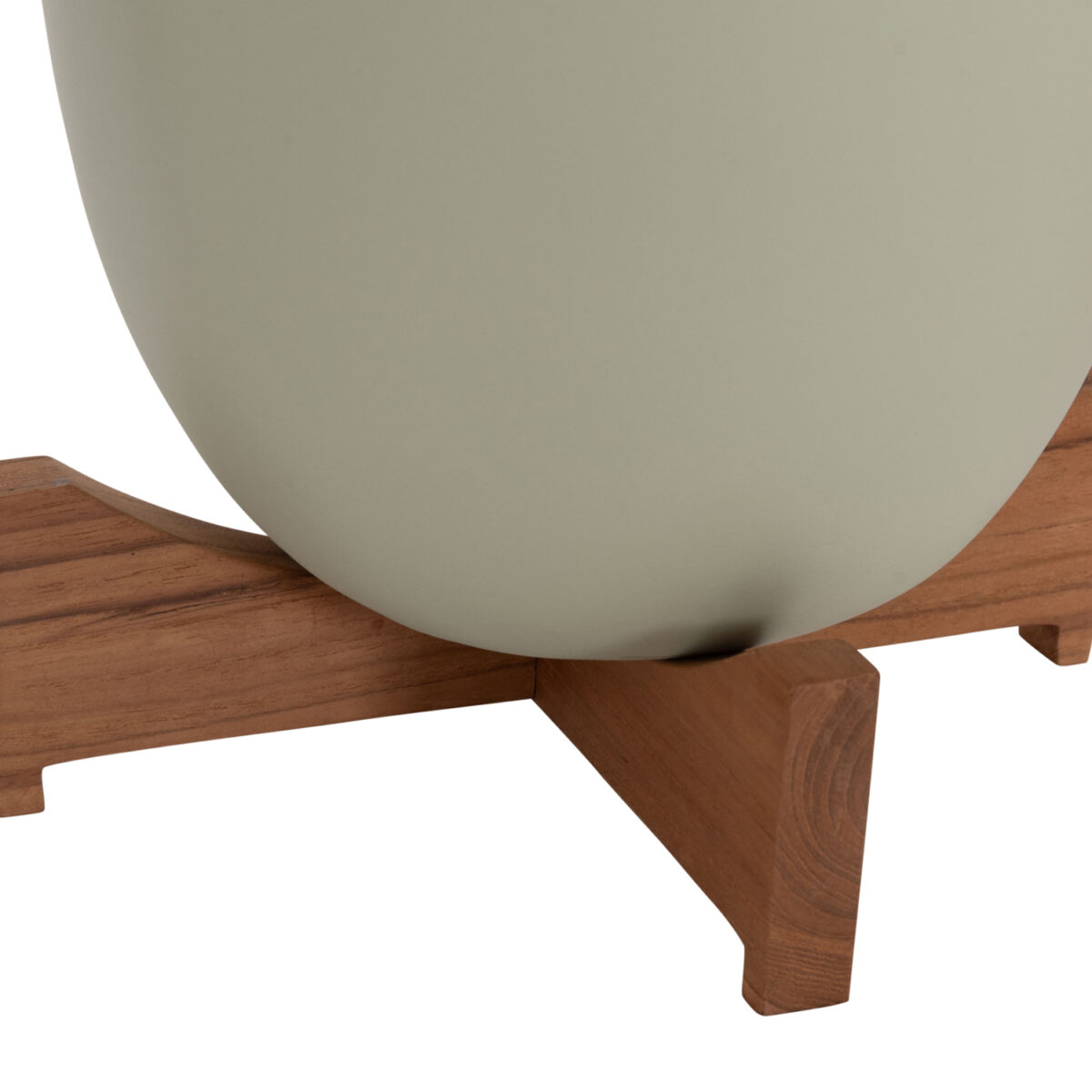 ΓΛΑΣΤΡΕΣ ΣΕΤ 2ΤΜΧ SEON HM4686.09 TERRACOTTA ΣΕ ΛΕΥΚΟ & ΠΡΑΣΙΝΟ--TEAK ΒΑΣΗ - Image 9