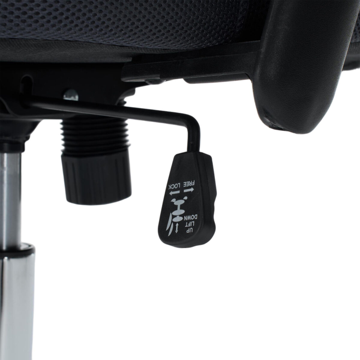 ΚΑΡΕΚΛΑ ΓΡΑΦΕΙΟΥ BRIEF HM1206.02 ΓΚΡΙ MESH--ΒΑΣΗ ΧΡΩΜΙΟΥ 63x64x122Υεκ. - Image 10