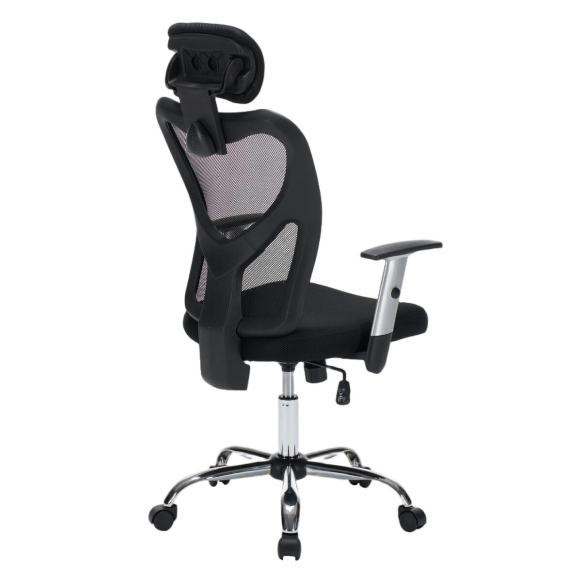 ΚΑΡΕΚΛΑ ΓΡΑΦΕΙΟΥ CUORE HM1207.01 ΜΑΥΡΟΣ ΣΚΕΛΕΤΟΣ-ΜΑΥΡΟ MESH 63x61x125Υεκ - Image 5