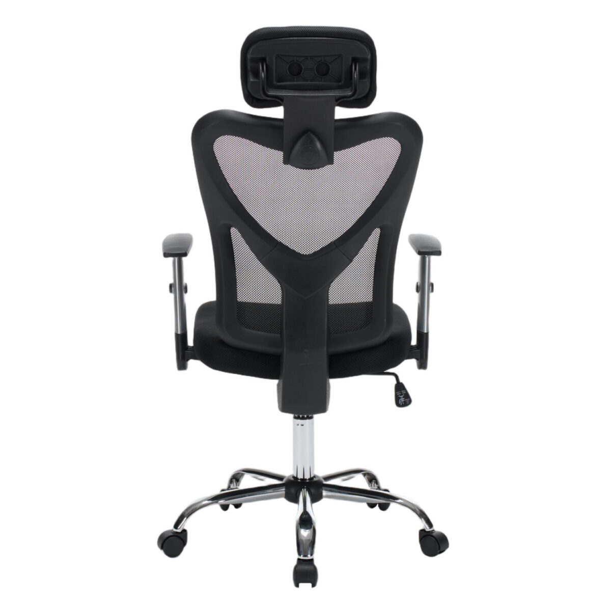 ΚΑΡΕΚΛΑ ΓΡΑΦΕΙΟΥ CUORE HM1207.01 ΜΑΥΡΟΣ ΣΚΕΛΕΤΟΣ-ΜΑΥΡΟ MESH 63x61x125Υεκ - Image 6