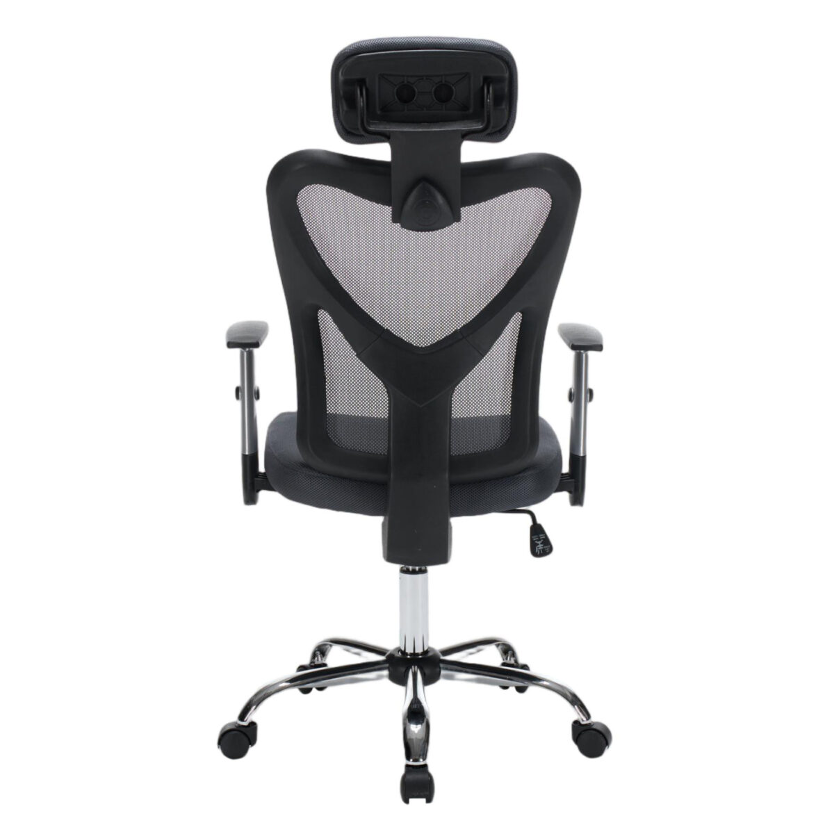 ΚΑΡΕΚΛΑ ΓΡΑΦΕΙΟΥ CUORE HM1207.02 ΜΑΥΡΟΣ ΣΚΕΛΕΤΟΣ-ΓΚΡΙ MESH 63x61x125Υεκ - Image 6