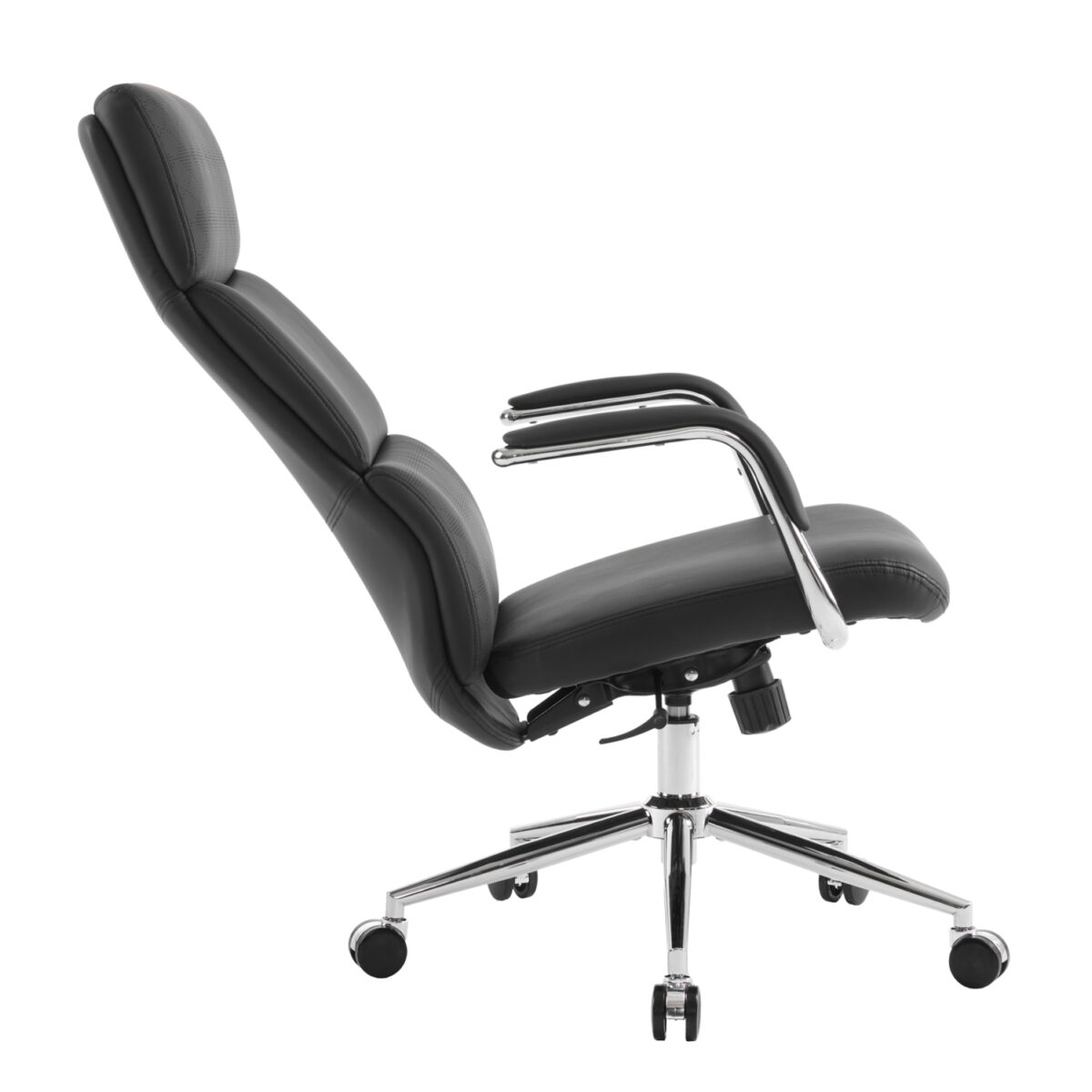 ΚΑΡΕΚΛΑ ΓΡΑΦΕΙΟΥ MEITE HM18353.01 ΜΑΥΡΟ PU ΔΕΡΜΑ--ΒΑΣΗ ΧΡΩΜΙΟΥ 66x71x127Υεκ - Image 7