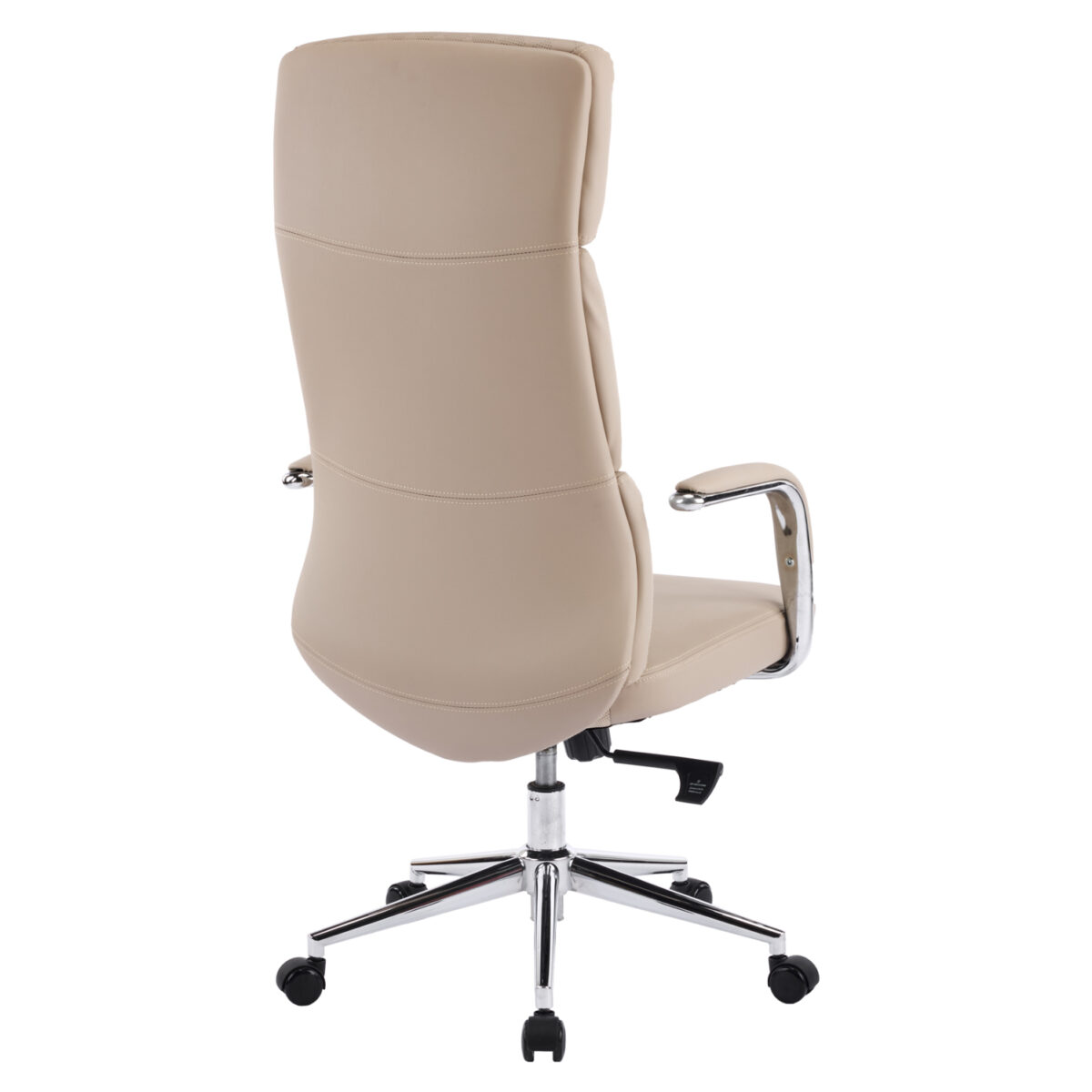 ΚΑΡΕΚΛΑ ΓΡΑΦΕΙΟΥ MEITE HM18353.02 ΜΠΕΖ PU ΔΕΡΜΑ--ΒΑΣΗ ΧΡΩΜΙΟΥ 66x71x127Υεκ - Image 5