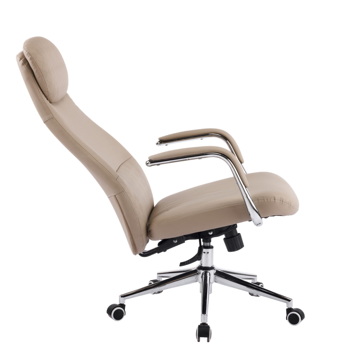 ΚΑΡΕΚΛΑ ΓΡΑΦΕΙΟΥ SONTY HM18354.02 ΜΠΕΖ PU ΔΕΡΜΑ--ΒΑΣΗ ΧΡΩΜΙΟΥ 64x68x125Υεκ - Image 8