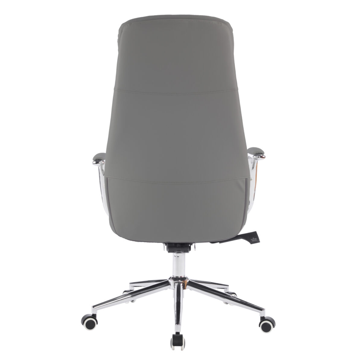 ΚΑΡΕΚΛΑ ΓΡΑΦΕΙΟΥ SONTY HM18354.10 ΑΝΟΙΧΤΟ ΓΚΡΙ PU ΔΕΡΜΑ--ΒΑΣΗ ΧΡΩΜΙΟΥ 64x68x125Υεκ - Image 6