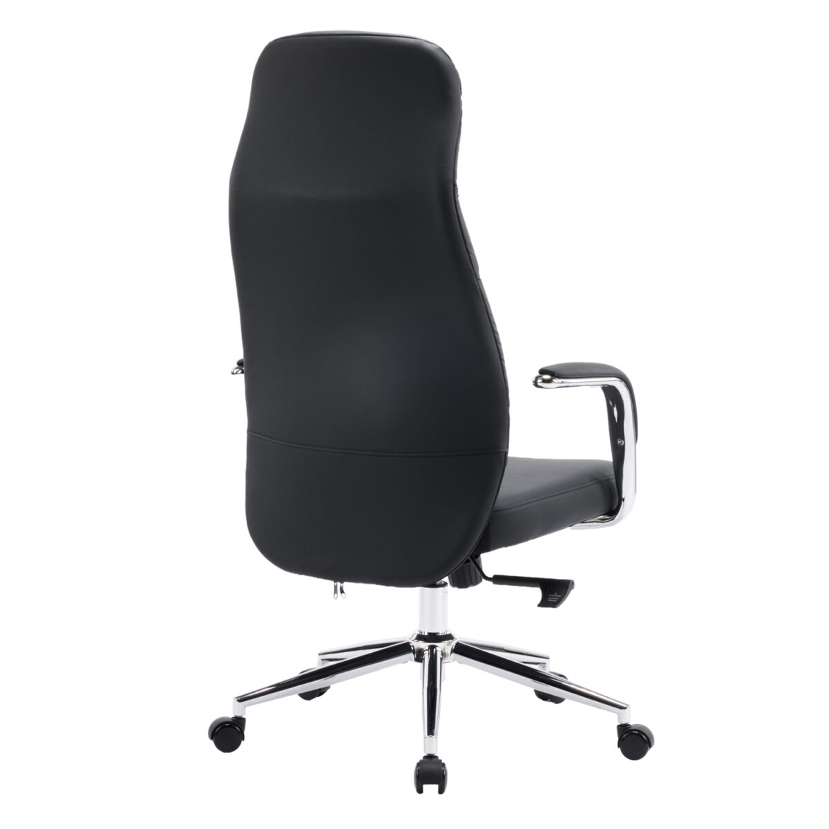 ΚΑΡΕΚΛΑ ΓΡΑΦΕΙΟΥ TEETER HM18355.01 ΜΑΥΡΟ PU ΔΕΡΜΑ--ΒΑΣΗ ΧΡΩΜΙΟΥ 67x66x121Υεκ - Image 5