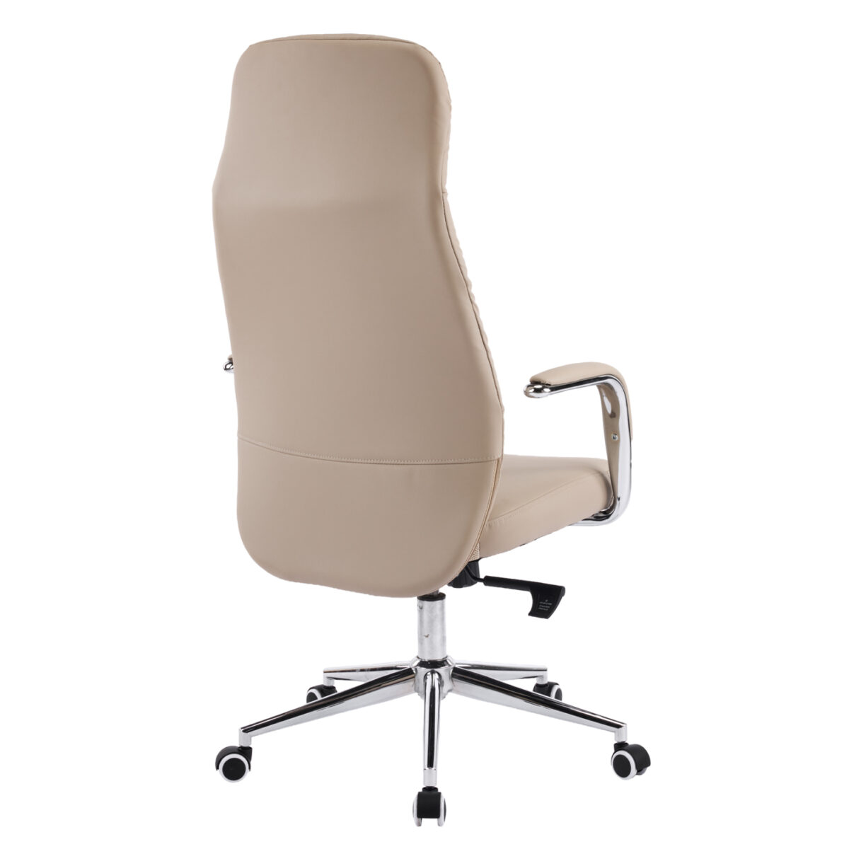 ΚΑΡΕΚΛΑ ΓΡΑΦΕΙΟΥ TEETER HM18355.02 ΜΠΕΖ PU ΔΕΡΜΑ--ΒΑΣΗ ΧΡΩΜΙΟΥ 67x66x121Υεκ - Image 5