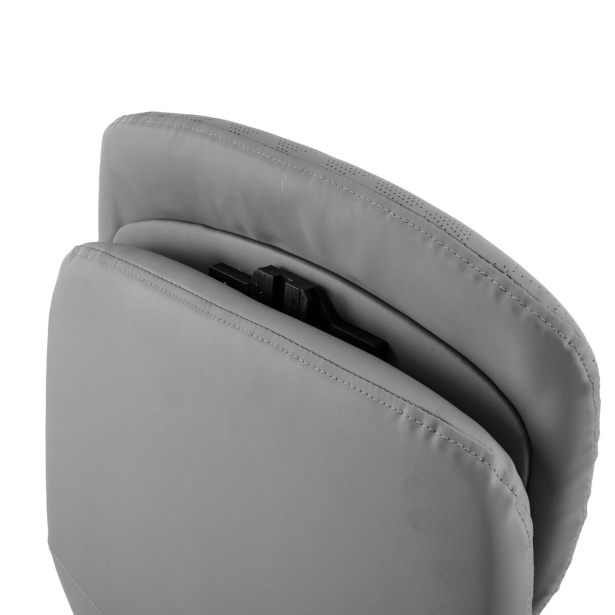 ΚΑΡΕΚΛΑ ΓΡΑΦΕΙΟΥ TEETER HM18355.10 ΓΚΡΙ PU ΔΕΡΜΑ--ΒΑΣΗ ΧΡΩΜΙΟΥ 67x66x121Υεκ - Image 9