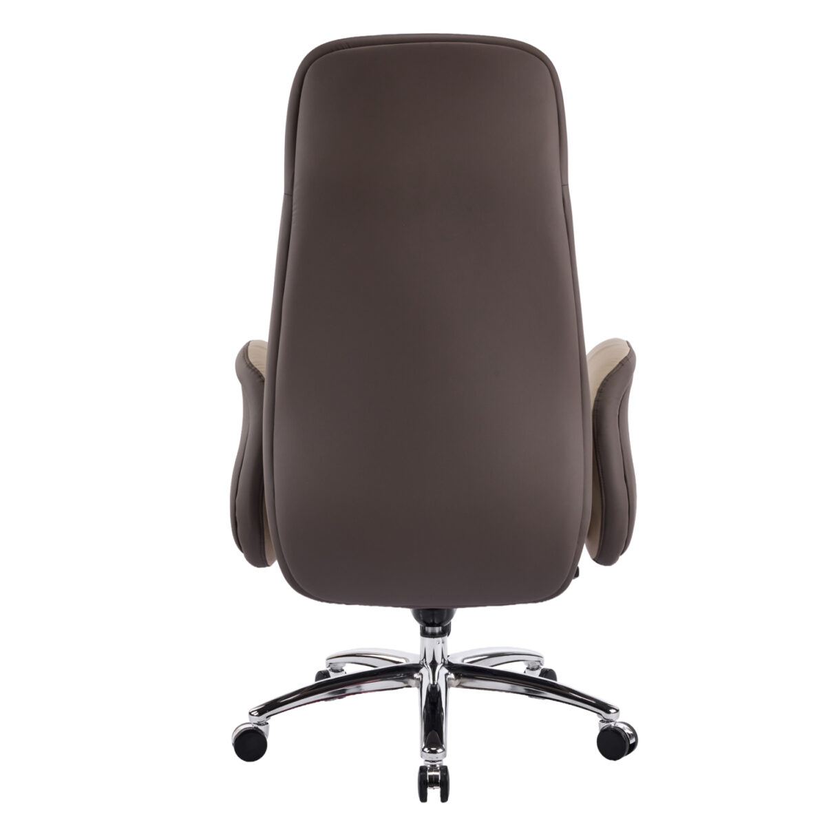 ΚΑΡΕΚΛΑ ΓΡΑΦΕΙΟΥ DRAMON HM18356.02 ΜΠΕΖ-ΚΑΦΕ PU ΔΕΡΜΑ--ΒΑΣΗ ΧΡΩΜΙΟΥ 66x70x132.5Υεκ - Image 6