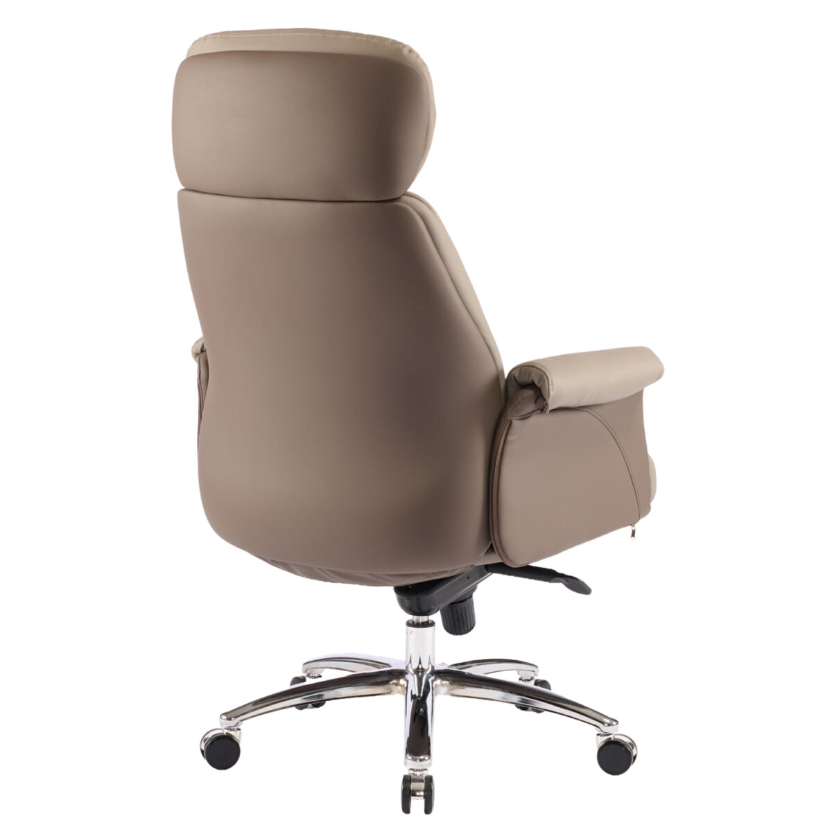 ΚΑΡΕΚΛΑ ΓΡΑΦΕΙΟΥ TOMLIN HM18358.02 ΜΠΕΖ-ΚΑΦΕ PU ΔΕΡΜΑ--ΒΑΣΗ ΧΡΩΜΙΟΥ 72x74x128Υεκ - Image 5