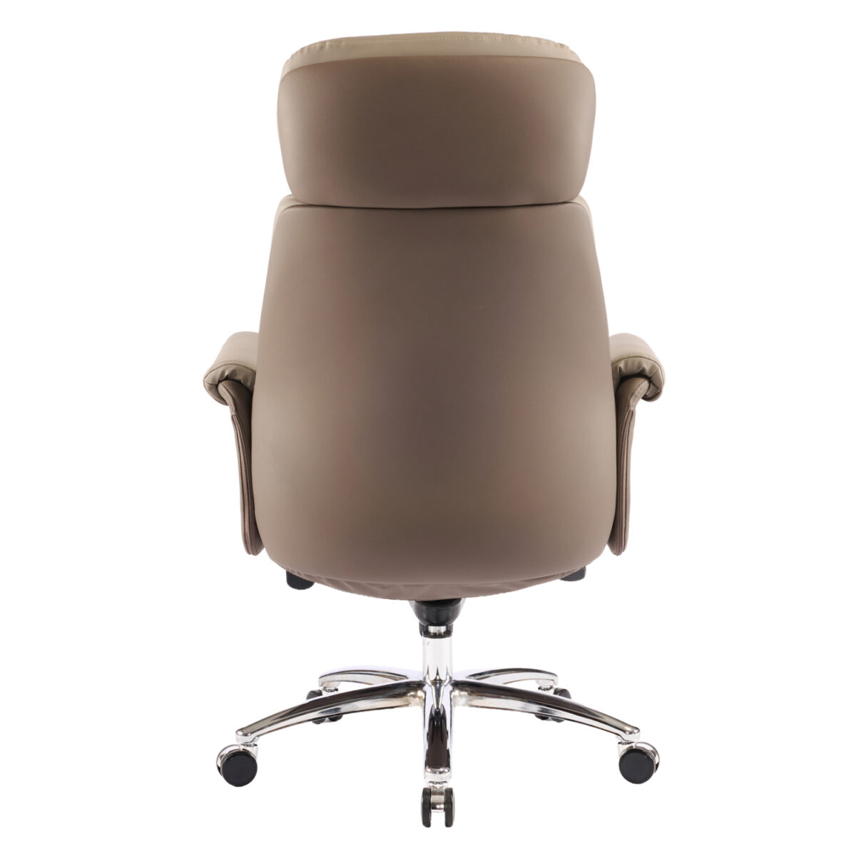 ΚΑΡΕΚΛΑ ΓΡΑΦΕΙΟΥ TOMLIN HM18358.02 ΜΠΕΖ-ΚΑΦΕ PU ΔΕΡΜΑ--ΒΑΣΗ ΧΡΩΜΙΟΥ 72x74x128Υεκ - Image 6