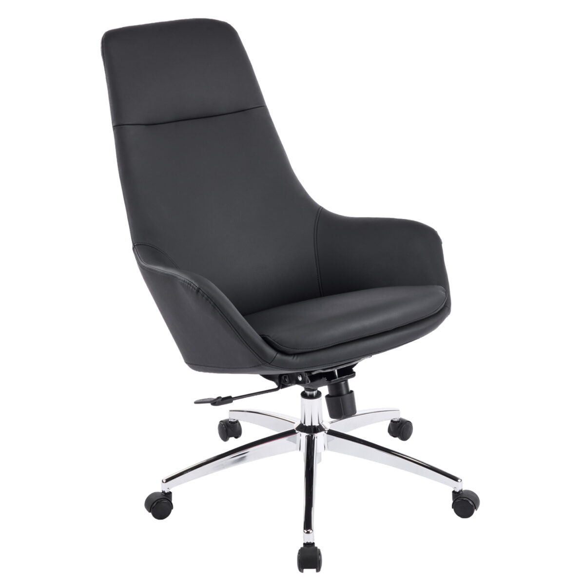 ΚΑΡΕΚΛΑ ΓΡΑΦΕΙΟΥ BEKKER HM18359.01 ΜΑΥΡΟ PU ΔΕΡΜΑ--ΒΑΣΗ ΧΡΩΜΙΟΥ 67x67x126Υεκ - Image 7