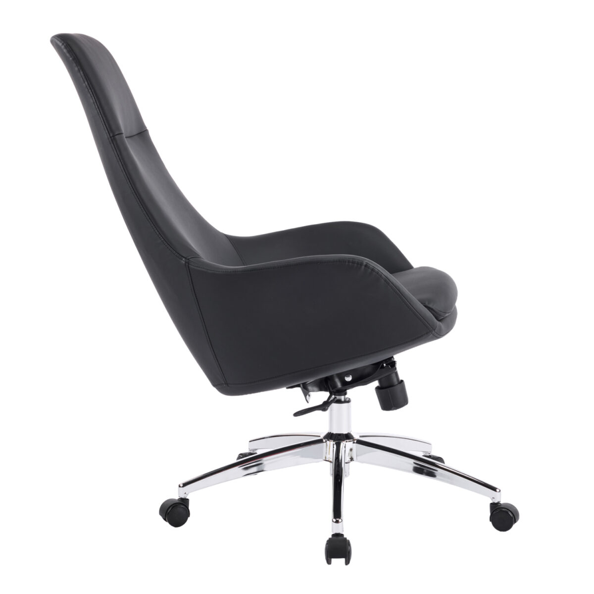 ΚΑΡΕΚΛΑ ΓΡΑΦΕΙΟΥ BEKKER HM18359.01 ΜΑΥΡΟ PU ΔΕΡΜΑ--ΒΑΣΗ ΧΡΩΜΙΟΥ 67x67x126Υεκ - Image 8