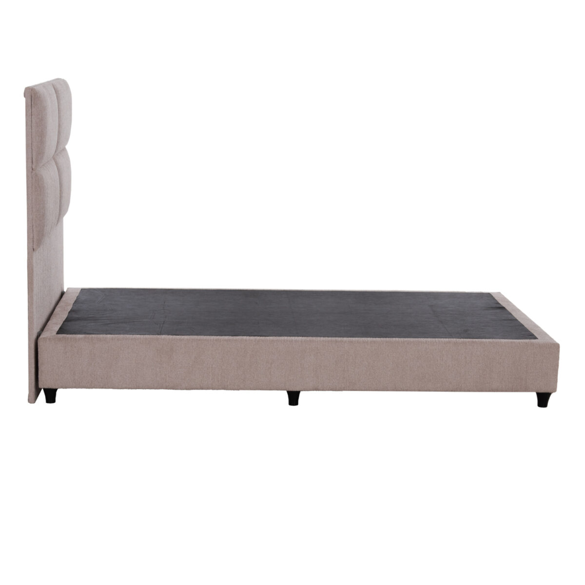 ΚΡΕΒΑΤΙ HMIΔΙΠΛΟ MILO ΑΠΟ ΜΠΕΖ ΥΦΑΣΜΑ HM646.32 ΓΙΑ ΣΤΡΩΜΑ 120x200 εκ. - Image 5