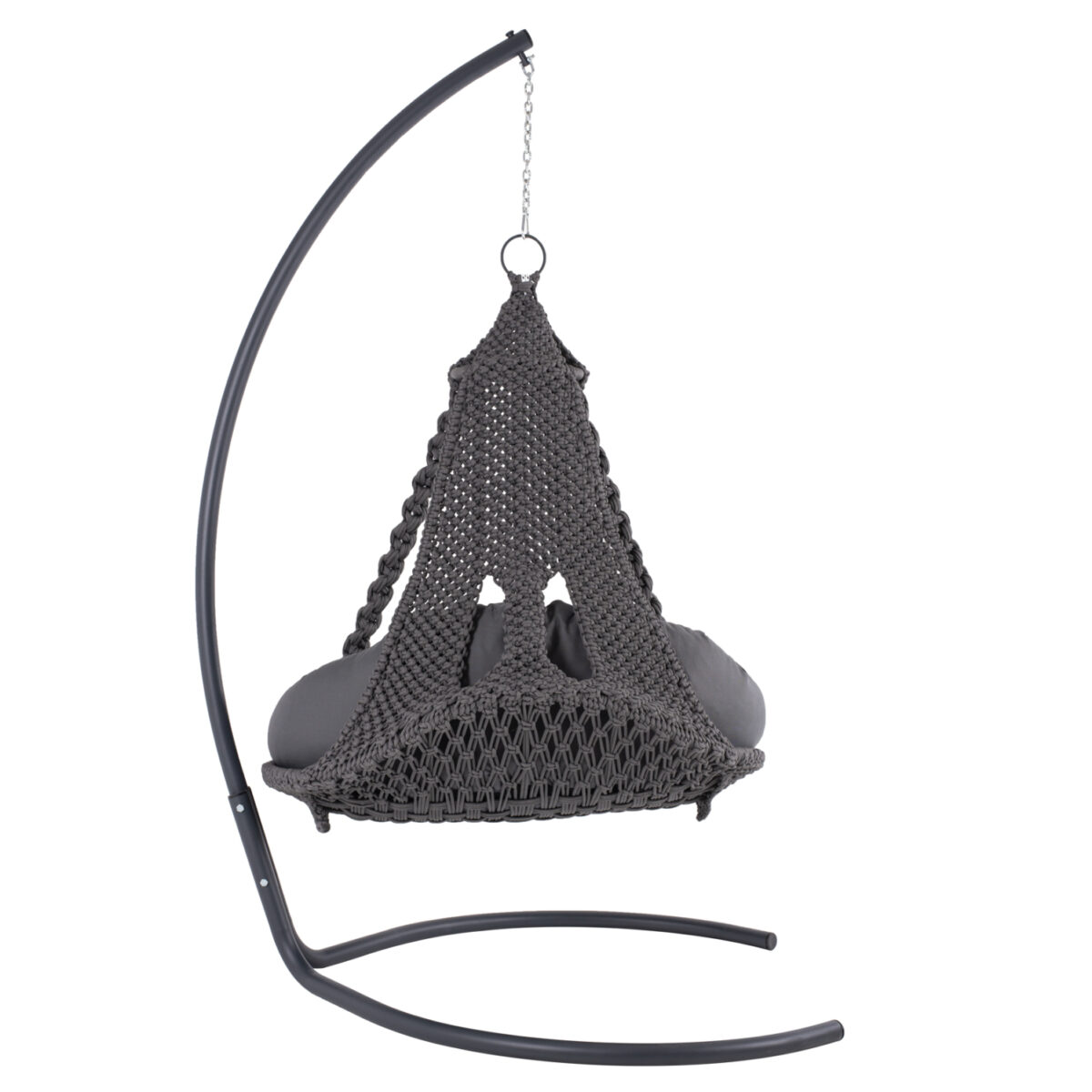 ΚΡΕΜΑΣΤΗ ΦΩΛΙΑ AUGUST ΜΑΚΡΑΜΕ-ΜΕΤΑΛΛΟ ΑΝΘΡΑΚΙ HM5922.10 123x113x145Υεκ. - Image 5