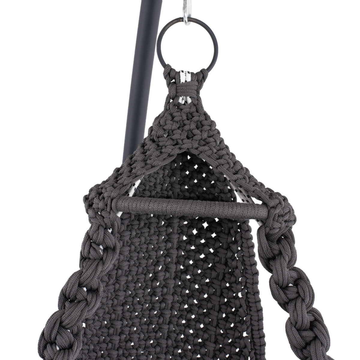 ΚΡΕΜΑΣΤΗ ΦΩΛΙΑ AUGUST ΜΑΚΡΑΜΕ-ΜΕΤΑΛΛΟ ΑΝΘΡΑΚΙ HM5922.10 123x113x145Υεκ. - Image 6