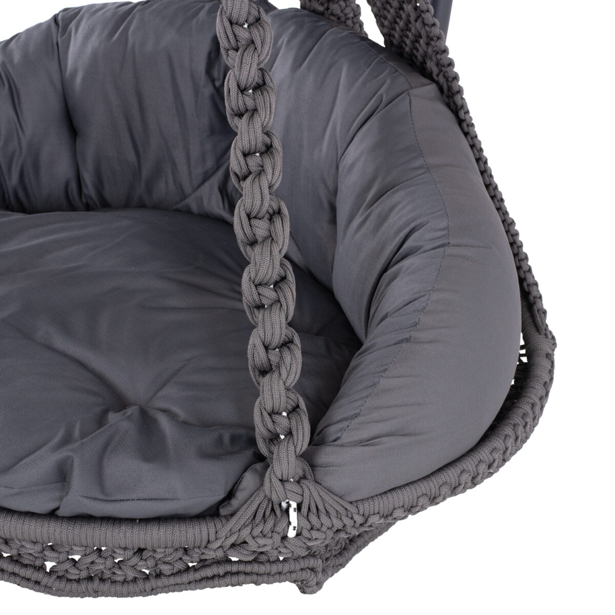 ΚΡΕΜΑΣΤΗ ΦΩΛΙΑ AUGUST ΜΑΚΡΑΜΕ-ΜΕΤΑΛΛΟ ΑΝΘΡΑΚΙ HM5922.10 123x113x145Υεκ. - Image 8