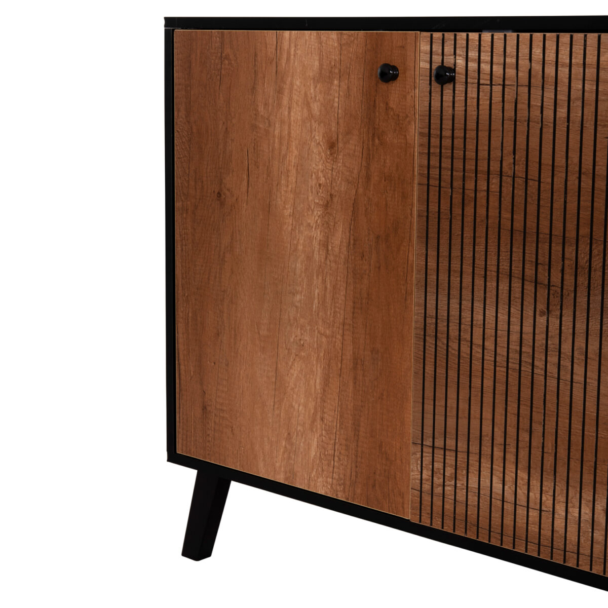 ΜΠΟΥΦΕΣ ΜΕΛΑΜΙΝΗΣ KRUDEN HM9446.11 ΜΑΥΡΟ-ΦΥΣΙΚΟ 180x40x78.6Υεκ. - Image 8