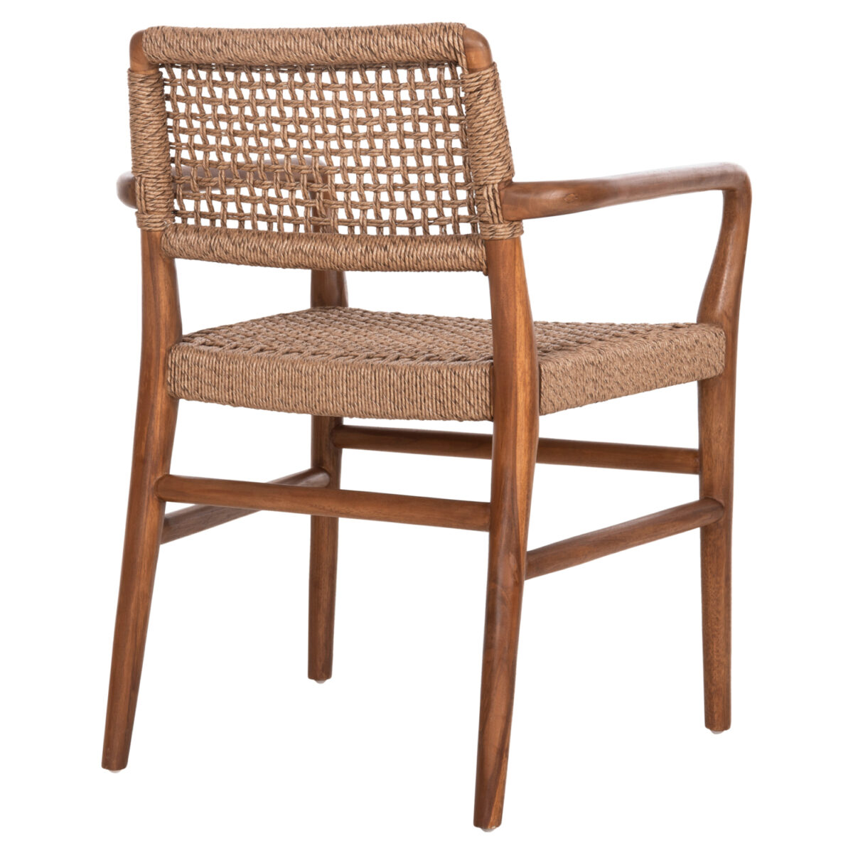 ΠΟΛΥΘΡΟΝΑ ΤΡΑΠΕΖΑΡΙΑΣ ROSCO HM6132.01 ΞΥΛΟ ΤΕΑΚ ΚΑΡΥΔΙ-ΣΧΟΙΝΙ VIRO ΚΑΦΕ 56x54,5x78Υεκ. - Image 5