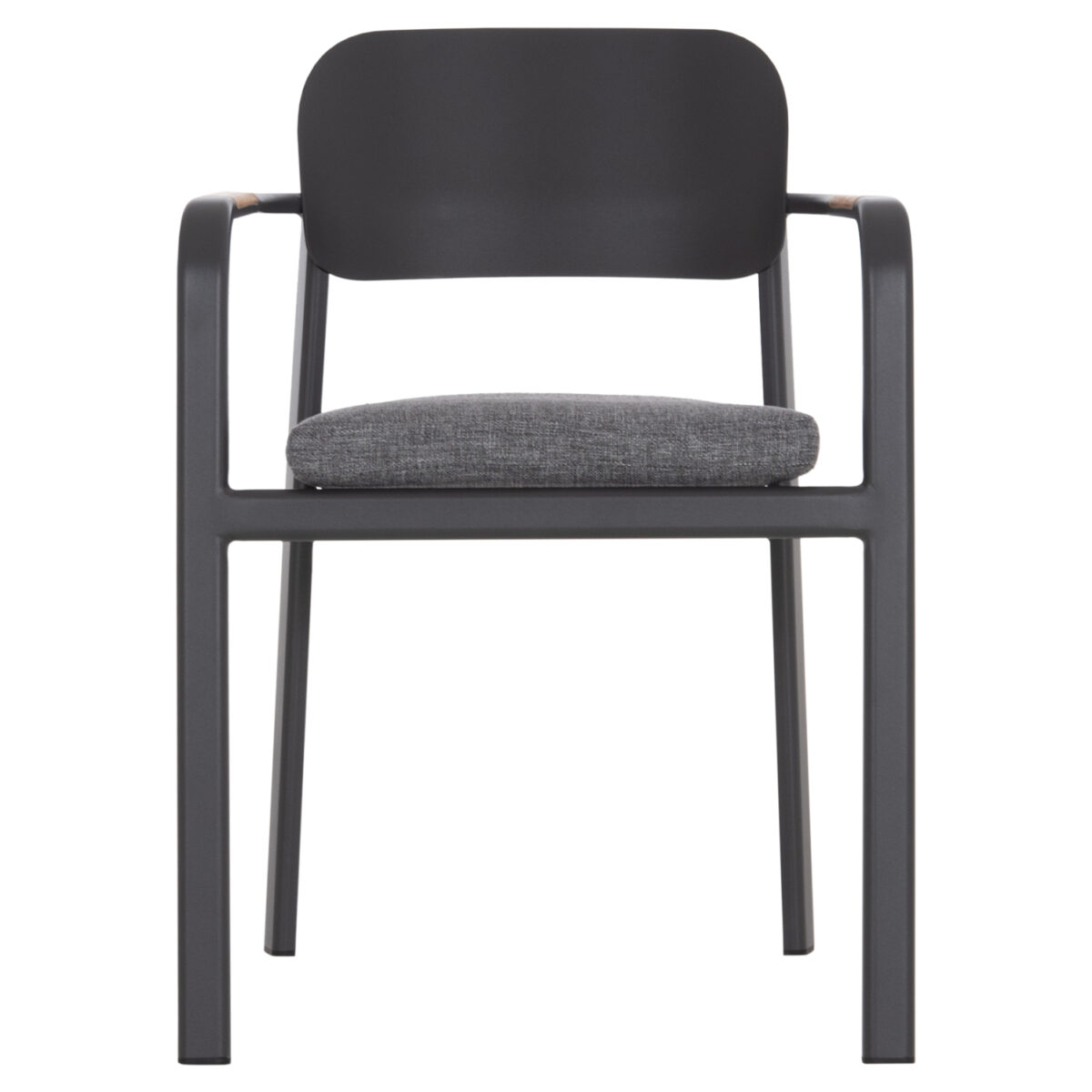 ΠΟΛΥΘΡΟΝΑ ΤΡΑΠΕΖΑΡΙΑΣ ELARA HM6414.01 ΓΚΡΙ ΑΛΟΥΜΙΝΙΟ-OLEFIN--ΞΥΛΟ TEAK 56x62x78Υεκ. - Image 3