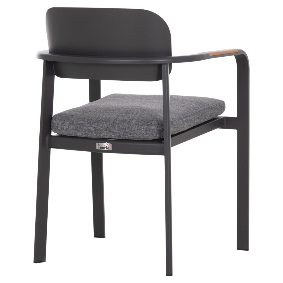 ΠΟΛΥΘΡΟΝΑ ΤΡΑΠΕΖΑΡΙΑΣ ELARA HM6414.01 ΓΚΡΙ ΑΛΟΥΜΙΝΙΟ-OLEFIN--ΞΥΛΟ TEAK 56x62x78Υεκ. - Image 5