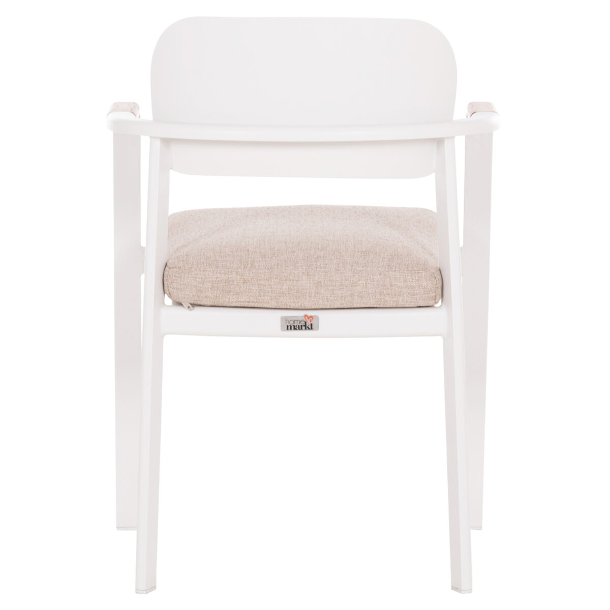 ΠΟΛΥΘΡΟΝΑ ΤΡΑΠΕΖΑΡΙΑΣ ELARA HM6414.02 ΛΕΥΚΟ ΑΛΟΥΜΙΝΙΟ-ΜΠΕΖ OLEFIN--TEAK 56x62x78Υεκ - Image 6