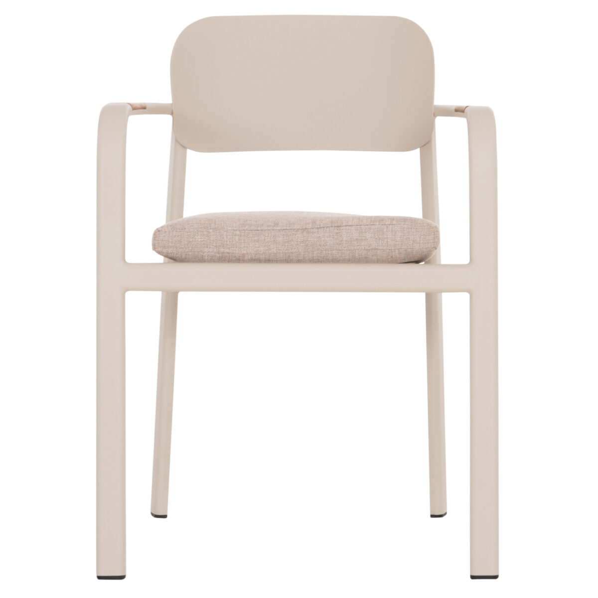 ΠΟΛΥΘΡΟΝΑ ΤΡΑΠΕΖΑΡΙΑΣ ELARA HM6414.05 ΜΠΕΖ ΑΛΟΥΜΙΝΙΟ-OLEFIN--ΞΥΛΟ TEAK 56x62x78Υεκ. - Image 3