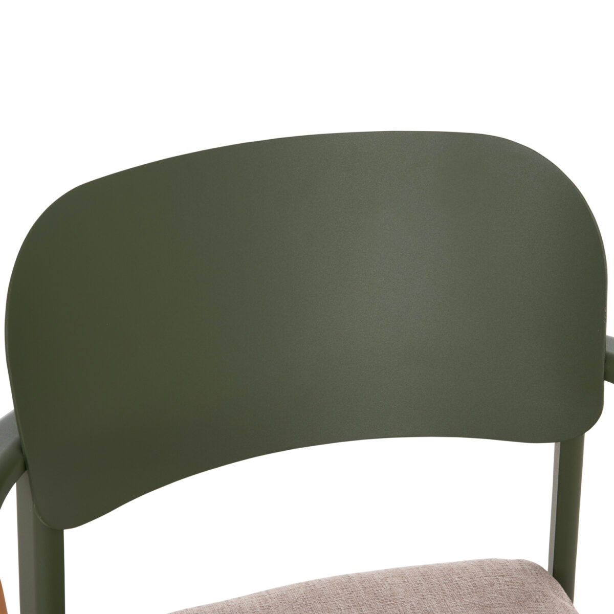 ΠΟΛΥΘΡΟΝΑ ΤΡΑΠΕΖΑΡΙΑΣ ELARA HM6414.06 ΠΡΑΣΙΝΟ ΑΛΟΥΜΙΝΙΟ-ΜΠΕΖ OLEFIN--TEAK 56x62x78Υεκ - Image 7