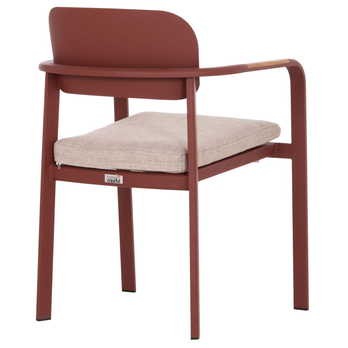 ΠΟΛΥΘΡΟΝΑ ΤΡΑΠΕΖΑΡΙΑΣ ELARA HM6414.07 ΚΕΡΑΜΙΔΙ ΑΛΟΥΜΙΝΙΟ-ΜΠΕΖ OLEFIN--TEAK 56x62x78Υεκ - Image 5