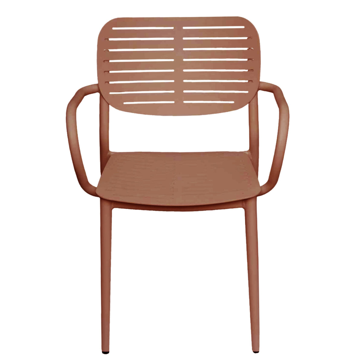 ΠΟΛΥΘΡΟΝΑ ΤΡΑΠΕΖΑΡΙΑΣ HILLIARD HM6644.08 ΑΛΟΥΜΙΝΙΟ ΣΕ TERRACOTTA 56x58x80Υεκ - Image 3