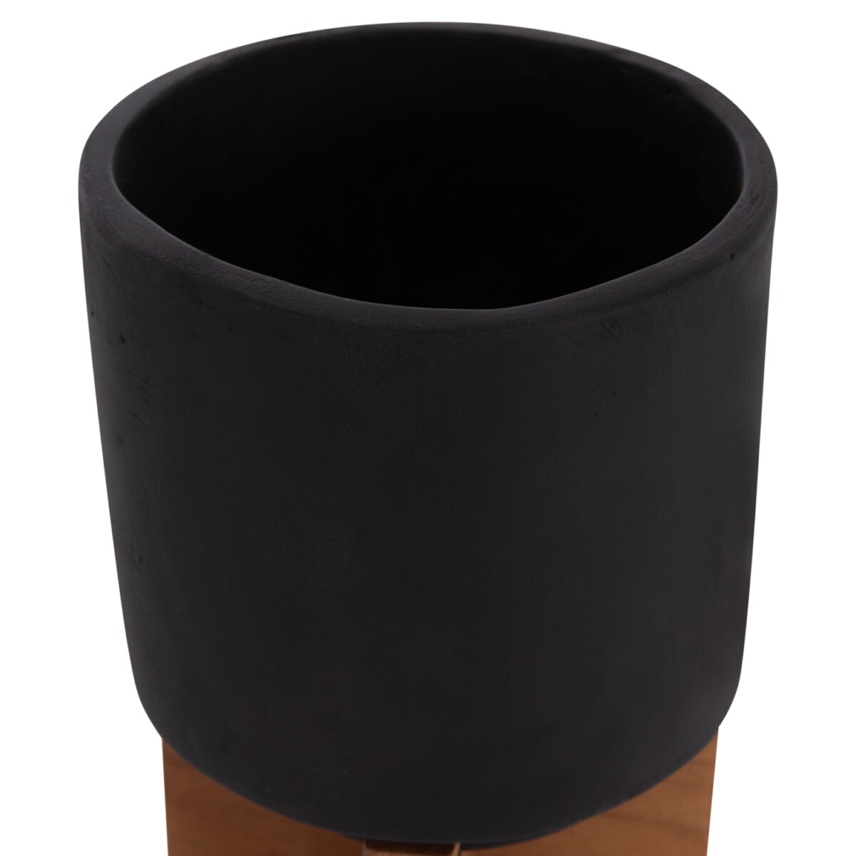 ΣΕΤ 3 ΓΛΑΣΤΡΕΣ ΜΕ TEAK ΒΑΣΕΙΣ TANTI HM4685.01 FIBER CEMENT ΣΕ ΜΑΥΡΟ ΧΡΩΜΑ - Image 10