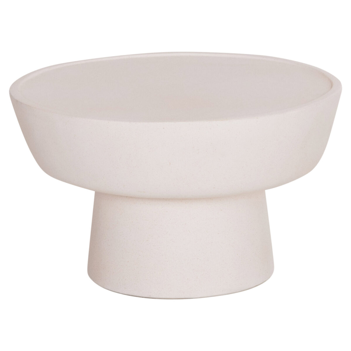 ΤΡΑΠΕΖΙ ΣΑΛΟΝΙΟΥ PIRSON HM18155.02 FIBER CEMENT ΣΕ ΛΕΥΚΟ--Φ60x36Υεκ.