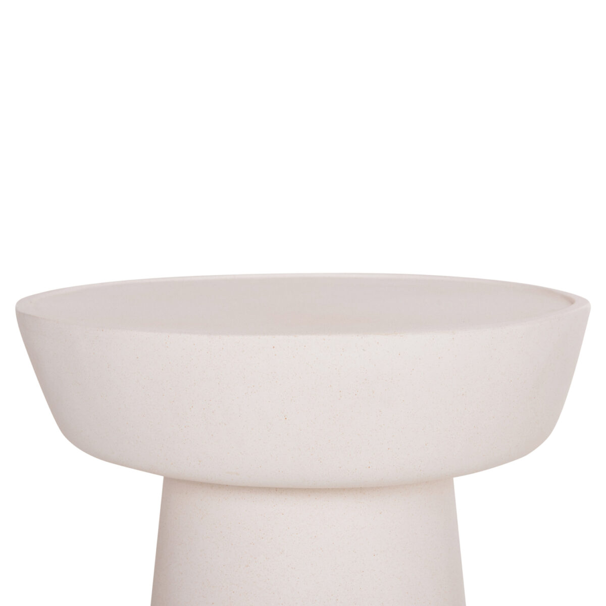 ΤΡΑΠΕΖΙ ΣΑΛΟΝΙΟΥ PIRSON HM18155.02 FIBER CEMENT ΣΕ ΛΕΥΚΟ--Φ60x36Υεκ. - Image 5